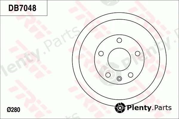 TRW DB7048 — Brake Drum