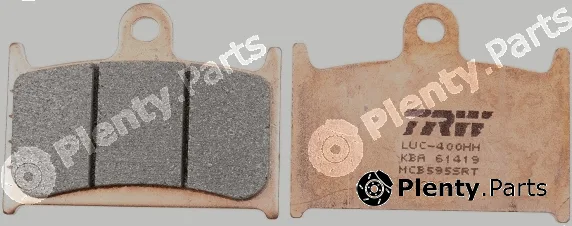 TRW MCB595SRT — Brake Pad Set, disc brake Sinter Road & Track