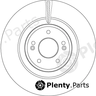 TRW DF6572 — Brake Disc