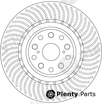 TRW DF6489S — Brake Disc