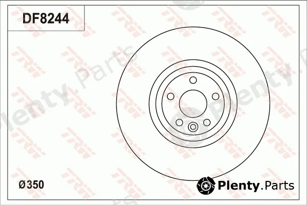 TRW DF8244S — Brake Disc