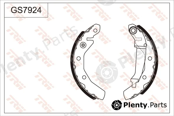 TRW GS7924 — Brake Shoe Set
