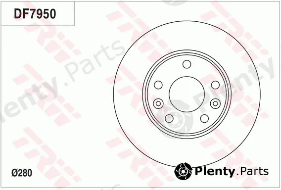 TRW DF7950 — Brake Disc