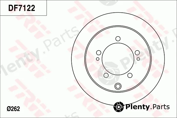 TRW DF7122 — Brake Disc