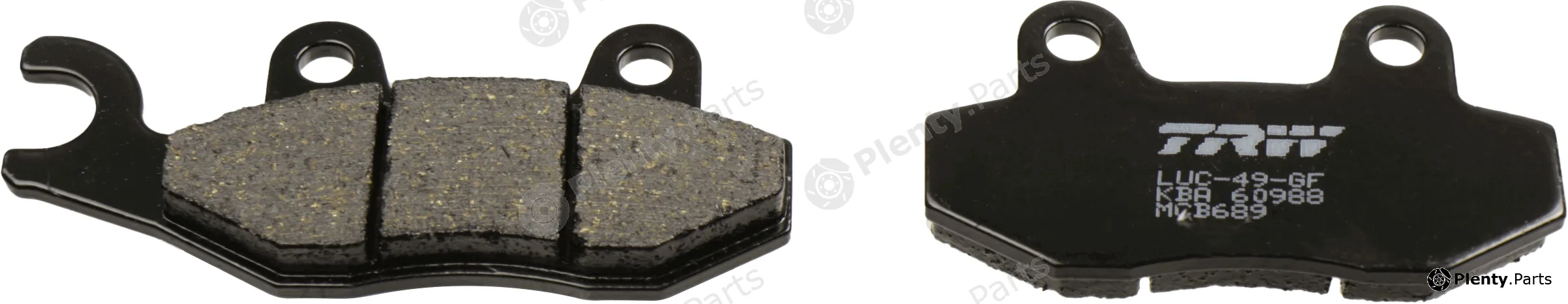 TRW MCB689 — Brake Pad Set, disc brake Organic Allround