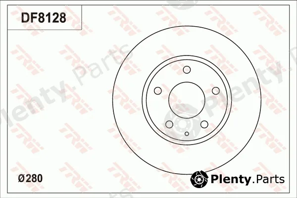 TRW DF8128 — Brake Disc