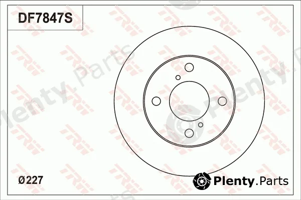 TRW DF7847S — Brake Disc