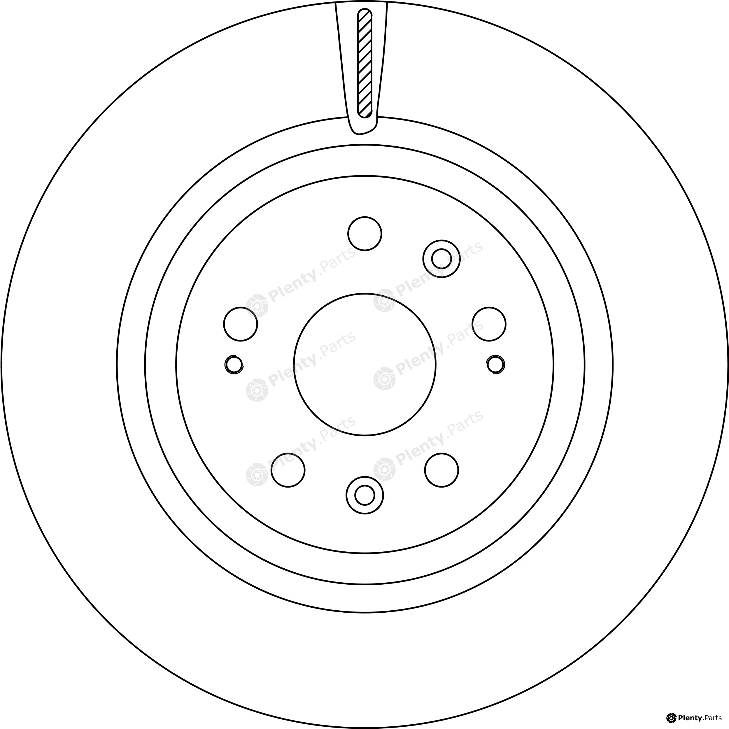 TRW DF8624 — Brake Disc