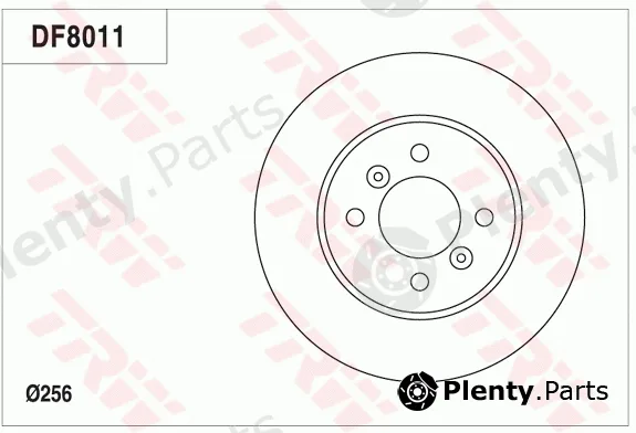 TRW DF8011 — Brake Disc