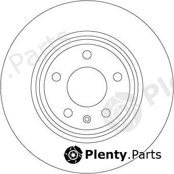 TRW DF6981S — Brake Disc