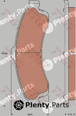 TRW GDB7657 — Brake Pad Set, disc brake