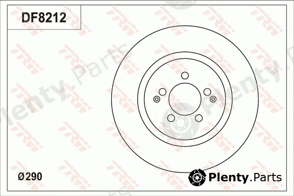 TRW DF8212S — Brake Disc