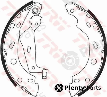 TRW GS8685 — Brake Shoe Set