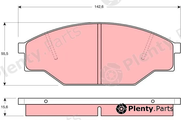 TRW GDB351 — Brake Pad Set, disc brake