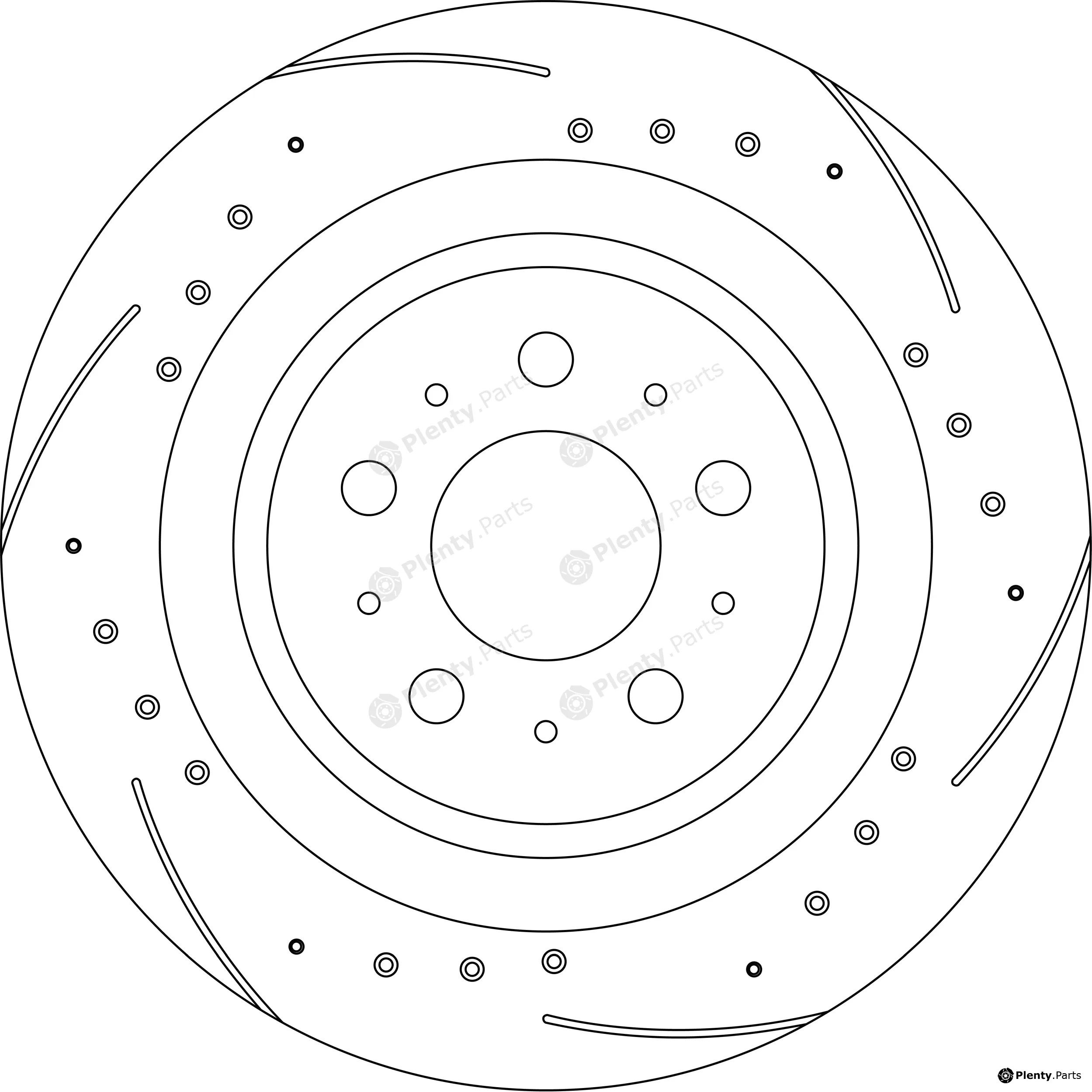 TRW DF8663SR — Brake Disc