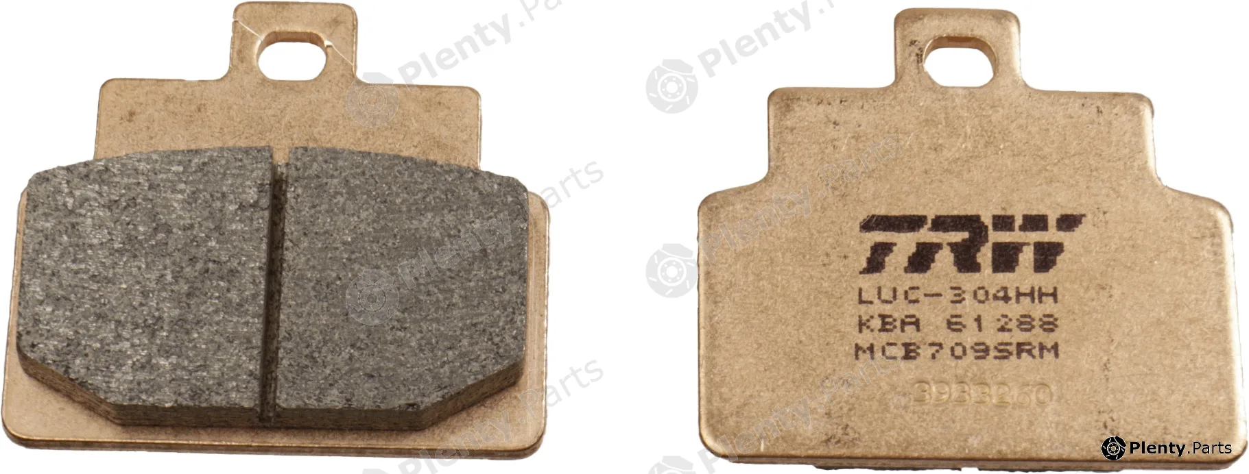 TRW MCB709SRM — Brake Pad Set, disc brake Sinter Maxi Scooter
