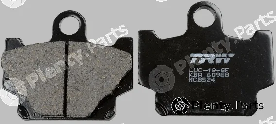 TRW MCB524 — Brake Pad Set, disc brake Organic Allround