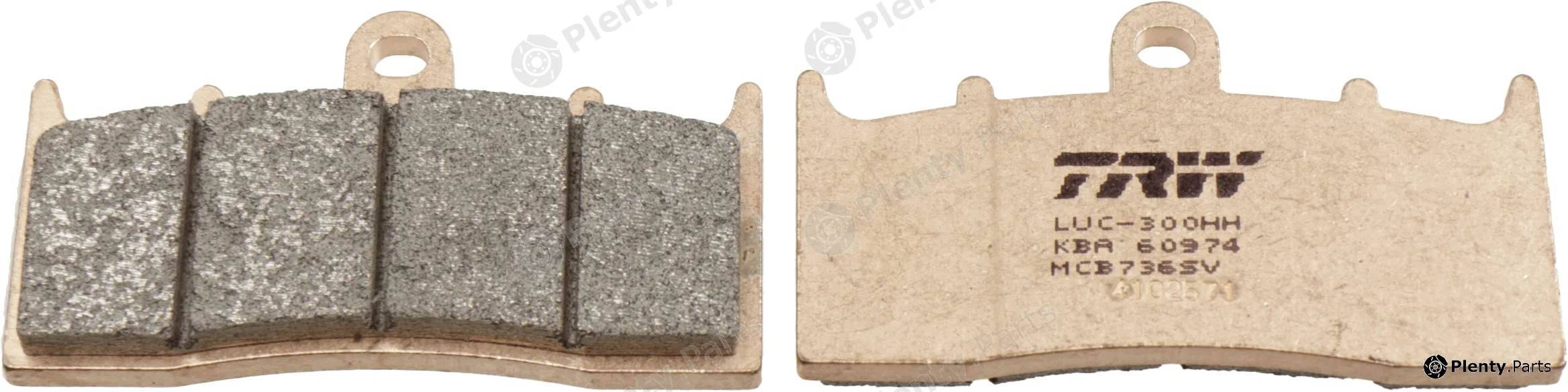 TRW MCB736SV — Brake Pad Set, disc brake Sinter Street