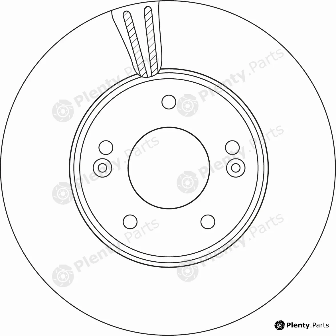 TRW DF6966 — Brake Disc
