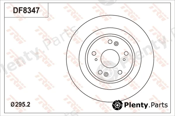 TRW DF8347S — Brake Disc
