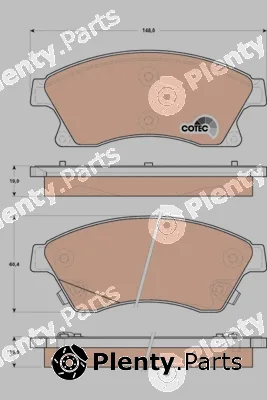 TRW GDB1843AT — Brake Pad Set, disc brake ATEC