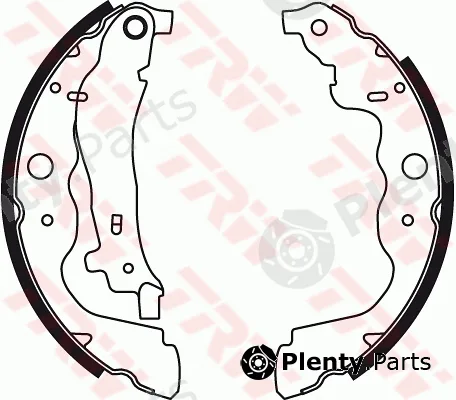 TRW GS8780 — Brake Shoe Set