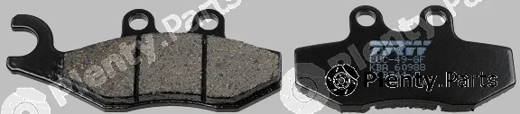 TRW MCB744 — Brake Pad Set, disc brake Organic Allround