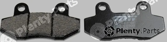 TRW MCB822 — Brake Pad Set, disc brake Organic Allround