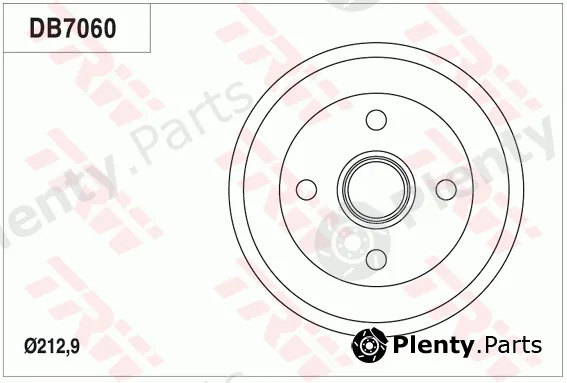 TRW DB7060 — Brake Drum