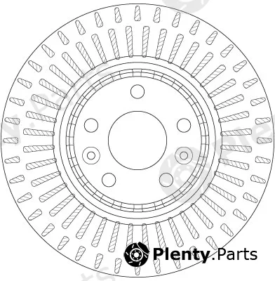 TRW DF6208S — Brake Disc