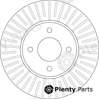 TRW DF6430 — Brake Disc