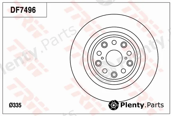 TRW DF7496S — Brake Disc