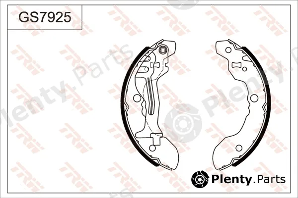 TRW GS7925 — Brake Shoe Set