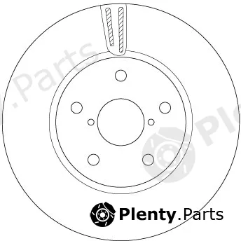 TRW DF6727S — Brake Disc