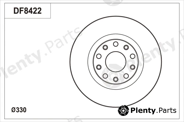 TRW DF8422S — Brake Disc