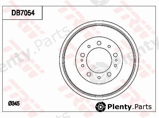 TRW DB7054 — Brake Drum