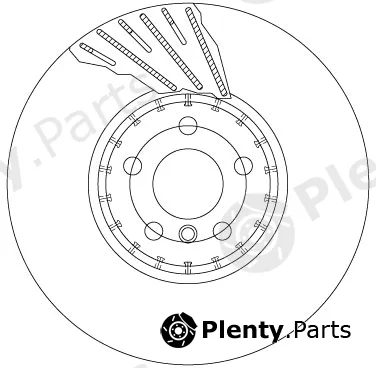TRW DF6891S — Brake Disc