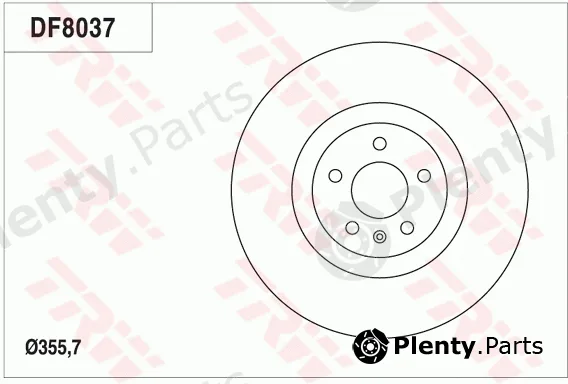 TRW DF8037 — Brake Disc