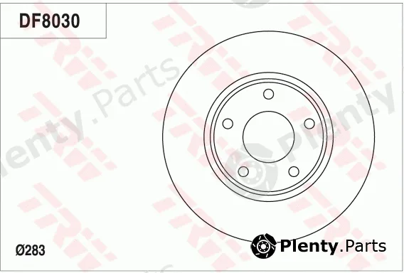 TRW DF8030 — Brake Disc