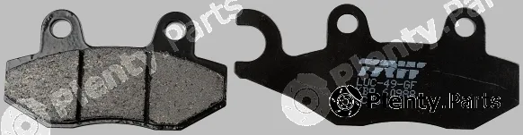 TRW MCB604 — Brake Pad Set, disc brake Organic Allround