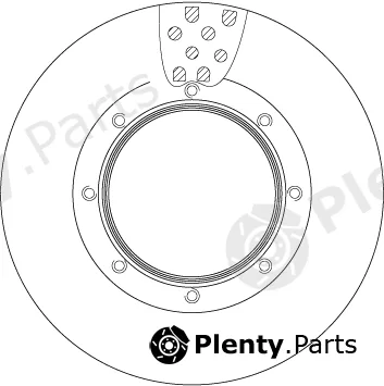 TRW DF5031S — Brake Disc