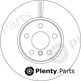TRW DF6747S — Brake Disc