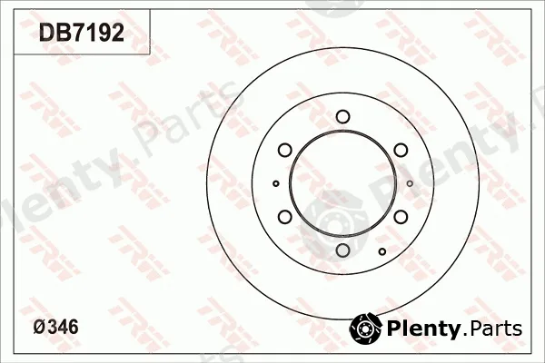 TRW DB7192 — Brake Drum