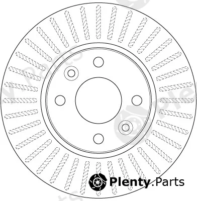 TRW DF6186 — Brake Disc