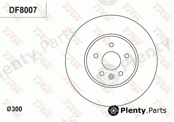 TRW DF8007 — Brake Disc