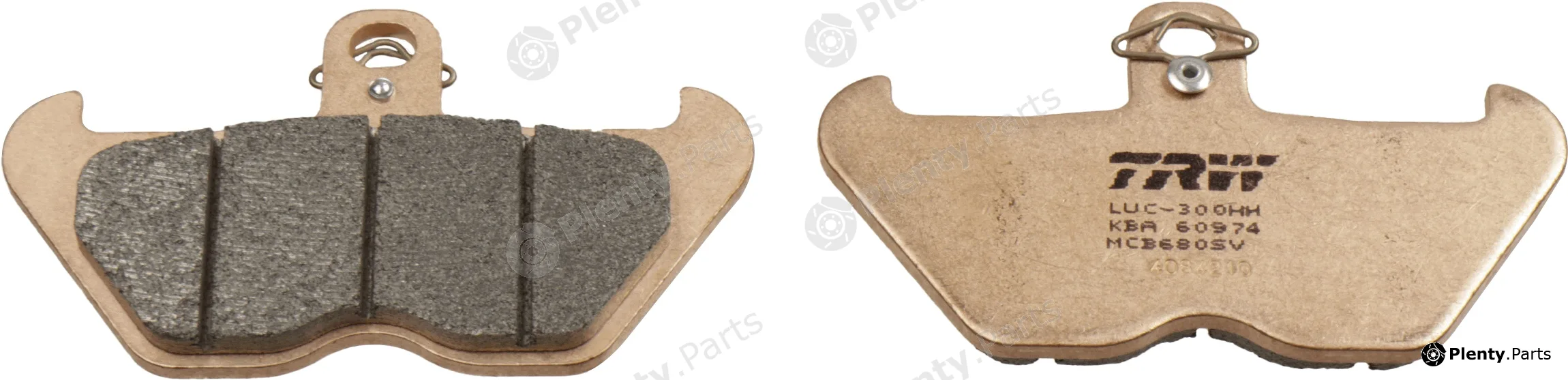 TRW MCB680SV — Brake Pad Set, disc brake Sinter Street