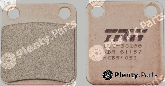 TRW MCB510SI — Brake Pad Set, disc brake Sinter Offroad