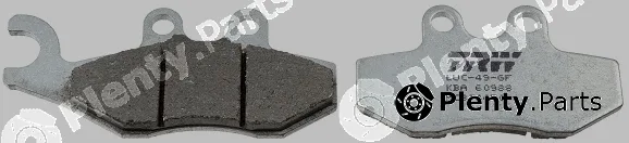 TRW MCB744EC — Brake Pad Set, disc brake Organic Low Budget