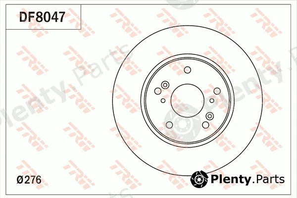 TRW DF8047 — Brake Disc
