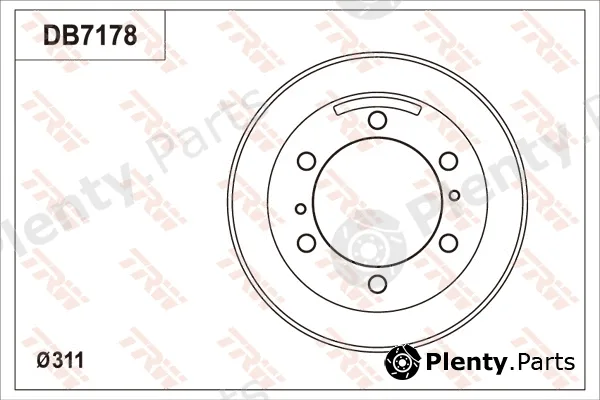 TRW DB7178 — Brake Drum